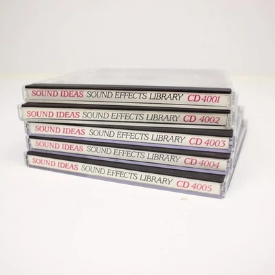 Hollywood Sound Effects Library Series 4000 5-CD Set (1989, Sound Ideas) - Bild 1 von 4