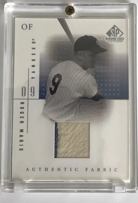 2001 Upper Deck SP Game Used ROGER MARIS Jersey Relic #RM - Image 1 of 2