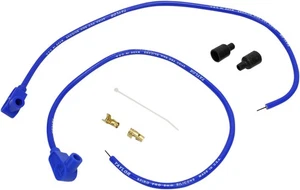 Cables de bujía universales con cables de encendido Taylor azules para Harley-Davidson - Imagen 1 de 4