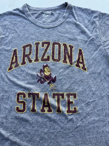 Men's Arizona State T-Shirt Gray Sun Devils M Fanatics College NCAA Pac West AZ - Picture 1 of 11