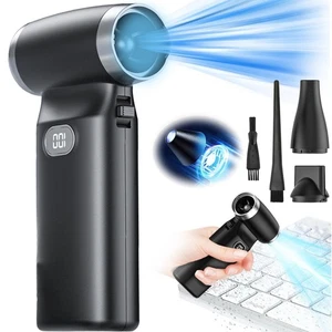 Elektrisch Akku Staubgebläse Air Duster PC Tastatursauger Handstaubsauger Bläser - Bild 1 von 13