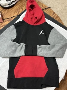 Nike Air Jordan Hoodie Jumpman Sweatshirt Youth Boys Large - Picture 1 of 3