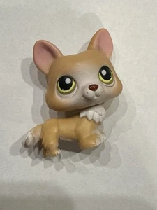 Littlest Pet Shop LPS #183 Tan Corgi Rare Vintage Authentic Y2K Dog 2006 - Picture 1 of 7