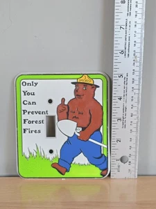 Vintage Smokey The Bear Light Switch Plate Cover - Picture 1 of 2