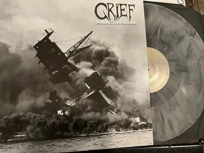 Grief – Turbulent Times LP 2023 Throne Records TR116 [Spain] [2x Grey] NM/NM *ES - Image 1 of 4