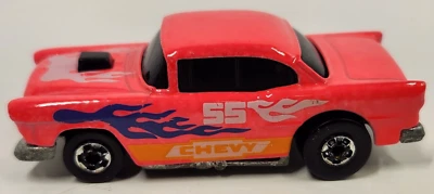 Chevy Bel Air Color Racers Blackwall rosa Mattel 1978 '55 vintage Hot Wheels Foto 1 de 4