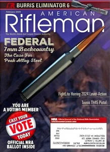 AMERICAN RIFLEMAN MAGAZINE February 2025 - Federal 7mm Backcountry - Taurus TH45 - Picture 1 of 1