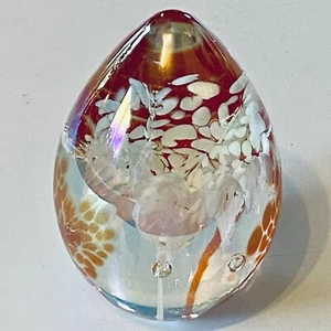 Vintage MSH Ash Art Egg Paperweight Signed Dated 1985 Mount St Helens 2.5” - Picture 1 of 9