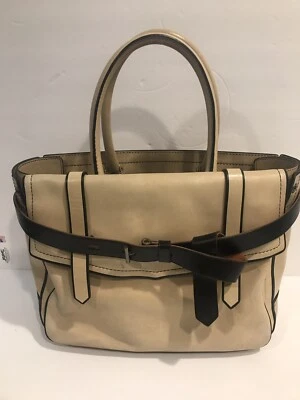 Bolso de Mano Reed Krakoff Boxer Med Beige Cuero Marrón Foto 1 de 4