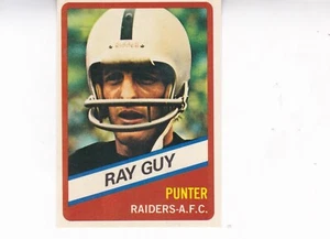 1976 Wonder Bread Football #24 Ray Guy Oakland Raiders NM-MT - Picture 1 of 1