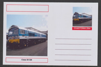 69746 - FERROCARRILES - CLASE GM 59 - Tarjeta brillante de papelería postal de fantasía Foto 1 de 2