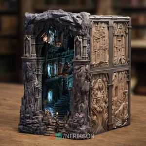 BookNook Adventure | Libro impreso en 3D Diorama | Pieza de arte - Imagen 1 de 18
