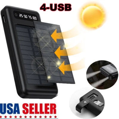 10Pcs Power Bank 90000mah Portable External Battery Backup Charger Fast Charging - Image 1 of 4