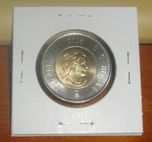 Canada 2006 BU Toonie Two Dollars RCM Logo Single Date on Top Variety $2 Dollar - Picture 1 of 2