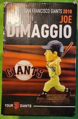 Joe DiMaggio SF Giants/Seals Bobblehead 2010 usado. Sin tocar. Por favor, leer descripción Foto 1 de 4