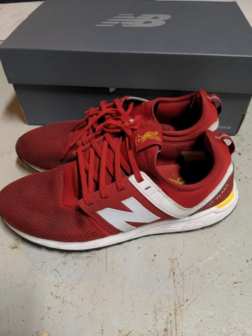 Liverpool New Balance Mens 247 Trainer Shoes Red size unknown -perhaps men's 10 Cover