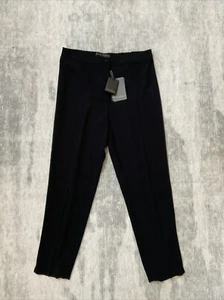 Marina Rinaldi Women’s High Waist Super Slim Black Trousers Size 12 - Picture 1 of 7