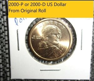 2000-P or 2000-D Sacagawea Dollar, You choose Which you Want - Picture 1 of 1