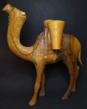 Camel Handmade Vintage Wooden Large Figurine Home Decoration Any Room