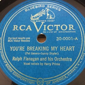 Ralph Flanagan Harry Prince You're So Understanding/Breaking my Heart RCA 300001 - Picture 1 of 2