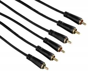 Hama YUV RGB 5m Component-Kabel 3x Cinch-Stecker Komponenten-Kabel Koax HD TV - Bild 1 von 2