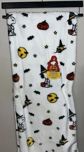 Manta Peanuts Snoopy Woodstock Spooky Halloween 50 X 70 Berkshire Nueva con Etiquetas - Imagen 1 de 3