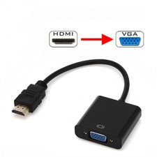 1080P HDMI Male to VGA Female Video Converter Adapter Cable for PC DVD HDTV fm