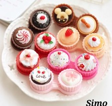 PORTALENTI A CONTATTO IDEA REGALO CUP CAKE CONTENITORE PER VIAGGIO BORSA BEATY