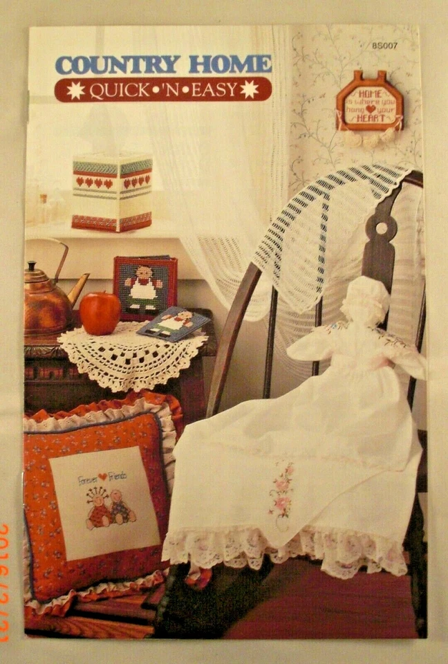 Country Home Quick 'N' Easy  - Annie's Attic 8S007 -  6 Craft Patterns - Image 1 of 1