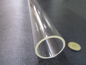 Tubo Acrílico Transparente Extruido 1.75" OD x 1.50" ID x 0.125" Pared x 72" Longitud - Imagen 1 de 12