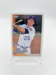 2010 Topps Chrome New York Mets Baseball Card #184 Ike Davis Rookie 