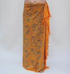 Sarong (SAL502P) Premium Qualität in Übergröße Pareo Sari Wandbehang Wickelrock - Bild 1 von 1