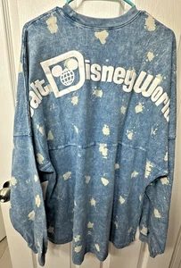 !New Disney Parks Denim Bleach Spirit Jersey Size XXL 2XL - Picture 1 of 2