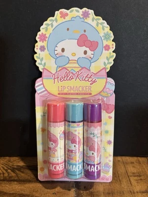 Lip Smacker Hello Kitty Balm Guavalicious Day Raspberry Roll Cherry Sweet - Image 1 of 2