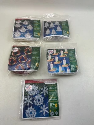 Lote de 5 kits artesanales de adornos con cuentas The Beadery campana de Navidad vela tetera Foto 1 de 4