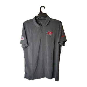 Tampa Bay Buccaneers Nike NFL On Field Dri-Fit Polo Uomo Peltro Nuova - Foto 1 di 9
