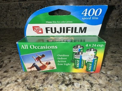 Fuji film Superia X-TRA 400 35mm Color Film 4 Rolls 24 Exposures Each Roll NIB - Image 1 of 4