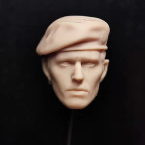1/12 1/18 1/24 Krauser Hut Narbe Kopf Skulptur für 6" männliche Actionfigur Puppenkörper - Bild 1 von 3