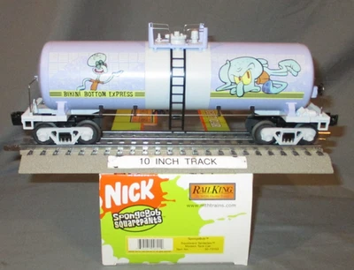 MTH 30-73153 Sponge Bob Squidward Tentacles Tank Car O/027 ga. wks w/ Lionel '05 - Image 1 of 4