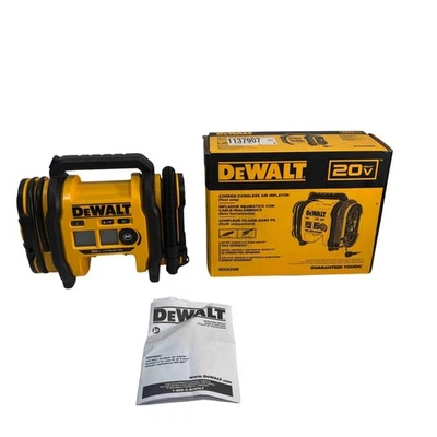 Inflador portátil eléctrico inalámbrico DEWALT DCC020IB 20V MAX (solo herramienta) Foto 1 de 4