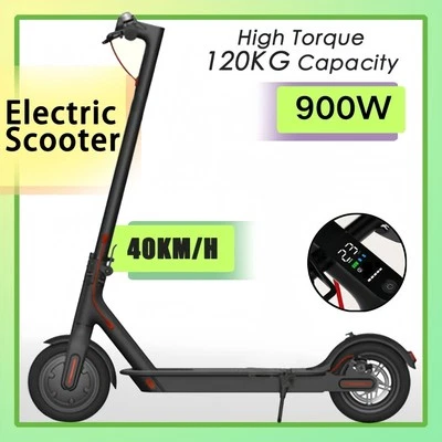 2025 Electric Scooter 900W 40km/h 8.5inch 50km Range Foldable E-scooter BLK - image 1 of 4