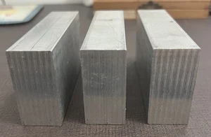 Vintage KINGSLEY Heißfolienstempelmaschine Metall Arbeit Blöcke (3) unbekannte Verwendung - Bild 1 von 6