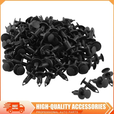 120 piezas 8 mm clips de parachoques retenedor auto coche plástico remaches sujetador empuje para Ford Foto 1 de 4