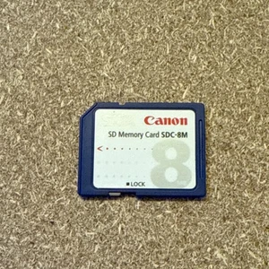 Canon Genuine 8MB MEGABYTE SDC-8M SD Camera Memory Card - Picture 1 of 2