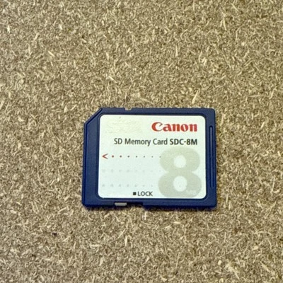 Canon Genuine 8MB MEGABYTE SDC-8M SD Camera Memory Card - Image 1 of 2