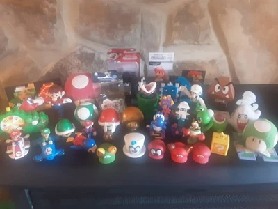 Nintendo Super Mario Bowser Figura Gashapon Happy Meal Juguete Lote De 39 - Casi Como Nuevo Foto 1 de 4