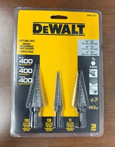 DEWALT Step Drill Bit Set, 1/8 Inch to 7/8-Inch - DWA17SET - Picture 1 of 2