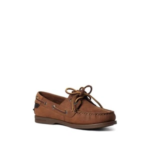 Ariat Womens Antigua Deck/Boat Shoes - Leather & Nubuck - Walnut/Chocolate Brown - Picture 1 of 14