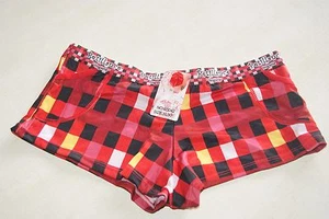 Shorty noir, rouge, jaune neuf taille XL/XXL marque Petillance - Imagen 1 de 1