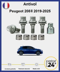 Ecrous antivol de roues Peugeot 208 II 2019-2025 - Zdjęcie 1 z 1